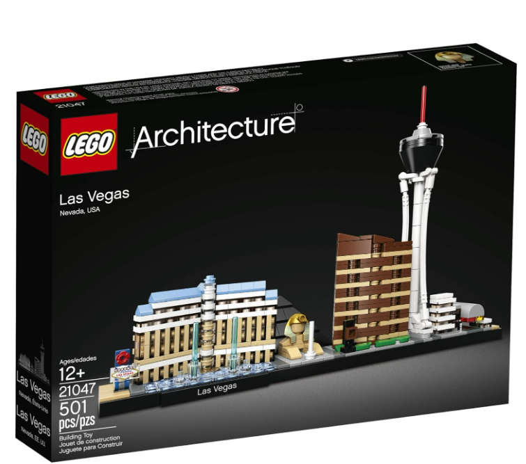 LEGO Architecture Skyline Collection Las Vegas Building Kit 21047 (487 Pieces)