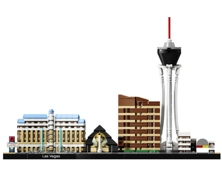 LEGO Architecture Skyline Collection Las Vegas Building Kit 21047 (487 Pieces)