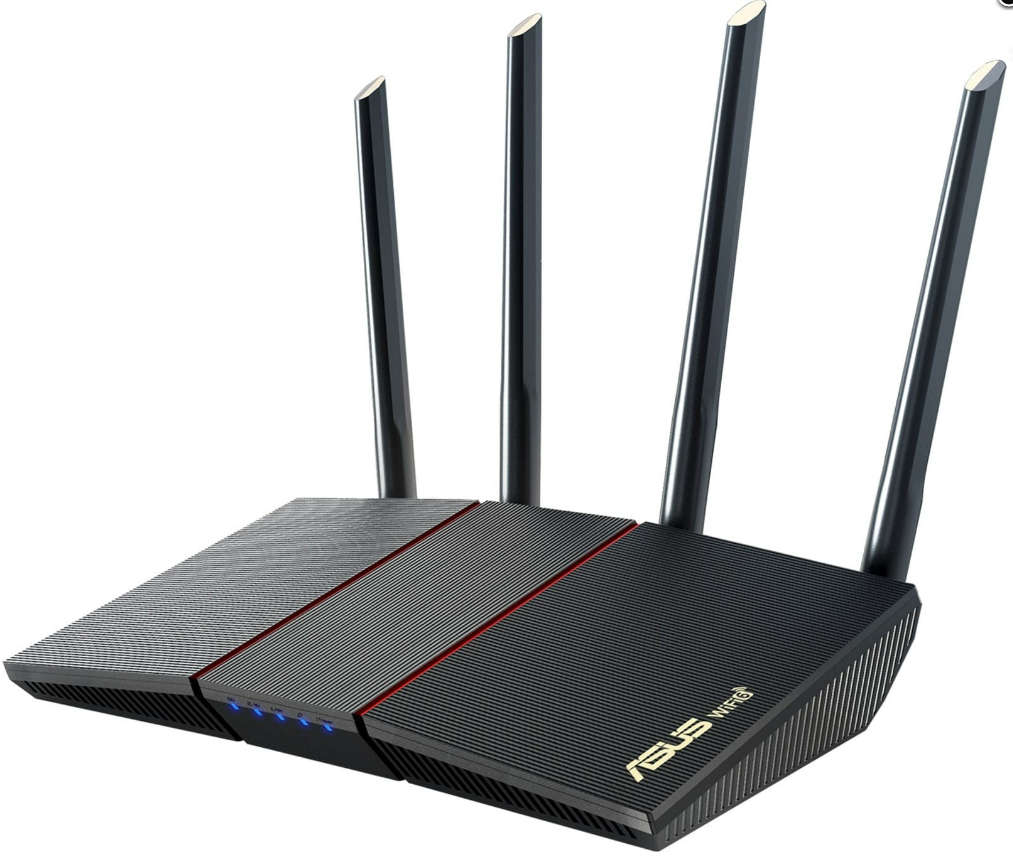 ASUS RT-AX55 AX1800 AiMesh Extendable WiFi 6 Wireless Router