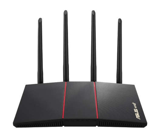 ASUS RT-AX55 AX1800 AiMesh Extendable WiFi 6 Wireless Router