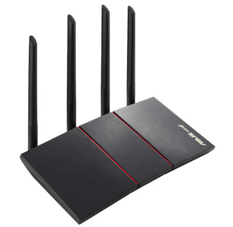 ASUS RT-AX55 AX1800 AiMesh Extendable WiFi 6 Wireless Router