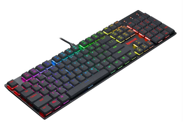 Redragon APAS Slimline 104 Key RGB Mechanical Gaming Keyboard