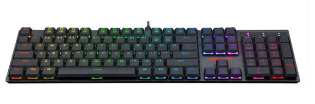 Redragon APAS Slimline 104 Key RGB Mechanical Gaming Keyboard