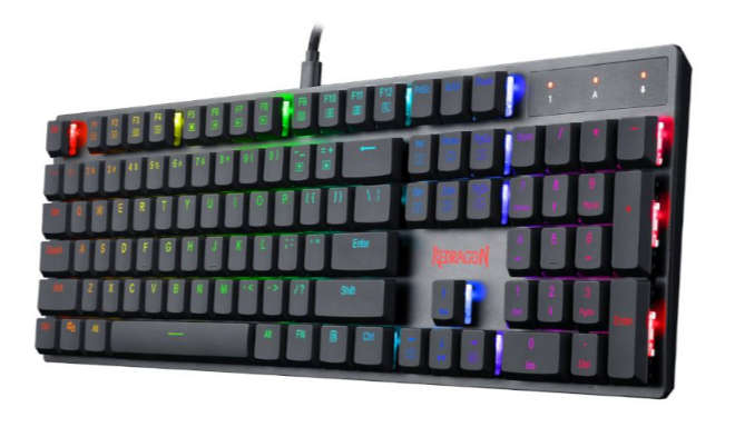 Redragon APAS Slimline 104 Key RGB Mechanical Gaming Keyboard