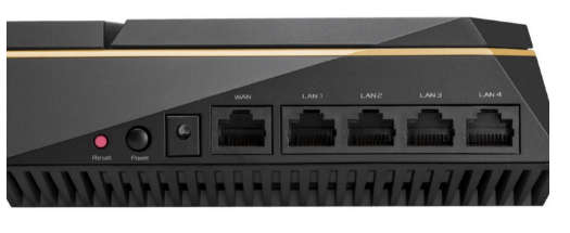 ASUS AiMesh AX6100 Wi-Fi 6 Wireless Router - Tri-band 2.4GHz and 5GHz Gigabit Ethernet Black 90IG04P