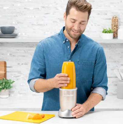 NutriBullet Pro 600W High Speed Blender 7 Piece - Champagne