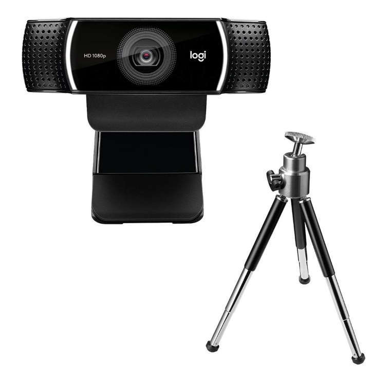 Logitech C922 Pro Stream Webcam with Tripod-Defective
