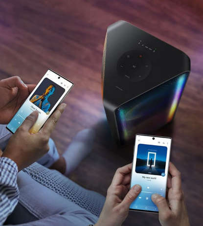 Samsung Party Sound Tower Portable Bluetooth Speaker MX-ST40B/XA