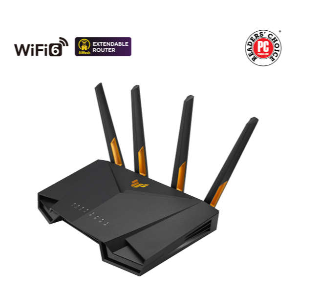 ASUS TUF-AX3000 V2 AiMesh Extendable WiFi 6 Gaming Router