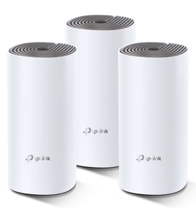 Tp-Link Deco E4 3 pack AC1200 Whole Home Wifi System 2 x 10/100 Lan Ports