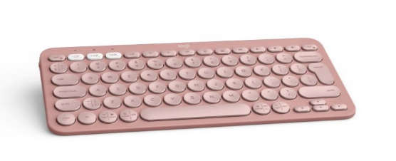 Logitech Pebble Keys 2 K380s multi-device Bluetooth keyboard - Tonal Rose