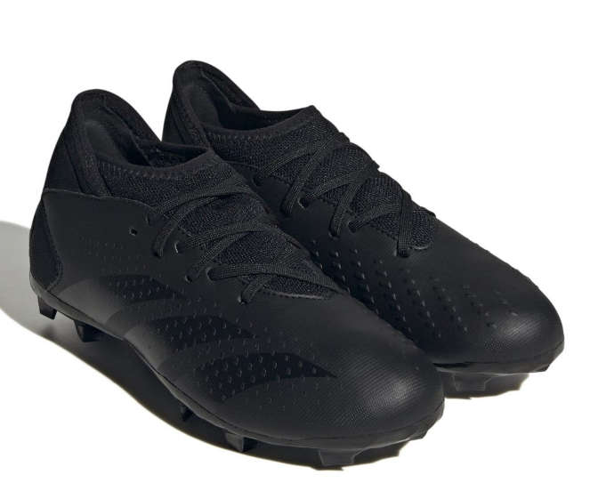 adidas Junior Predator Accuracy.3 Firm Ground Football Boots - Core Black - UK Junior 13
