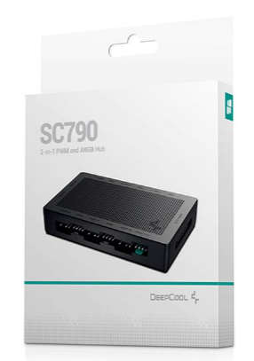 DeepCool SC790 2IN1 PWM & ARGB Hub-BK