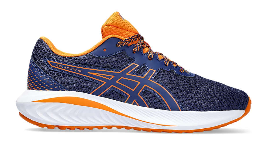 ASICS Men GelExcite 10 Road Running Shoes Deep Ocean/Bright Orange - Men UK 12