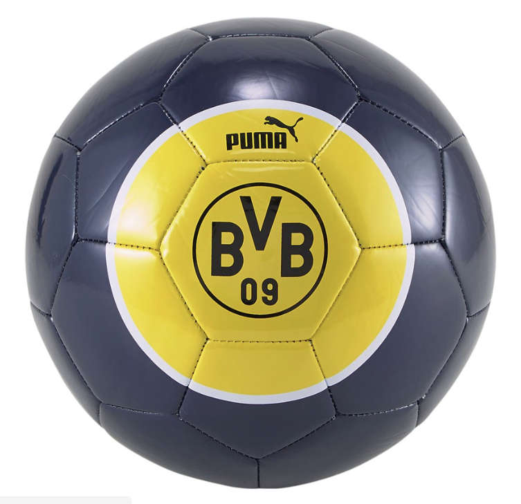 Puma Unisex BVB Ftblarchive Ball Cyber Yellow/Flat Dark  Gray