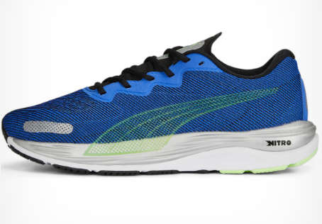 Puma Velocity Nitro 2 Mens Running Shoes -Fizzy light- Nitro Blue-Size 9
