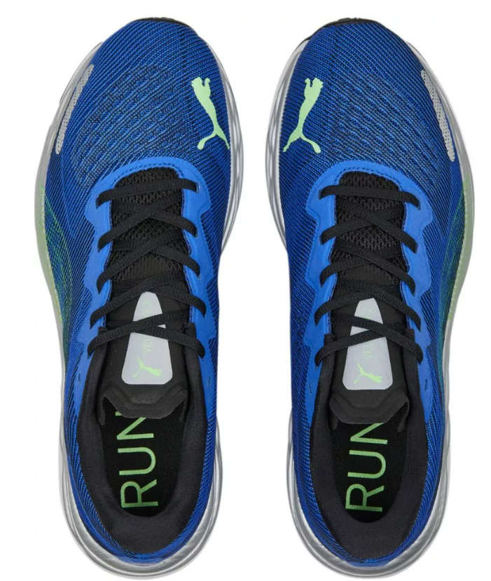 Puma Velocity Nitro 2 Mens Running Shoes -Fizzy light- Nitro Blue-Size 9