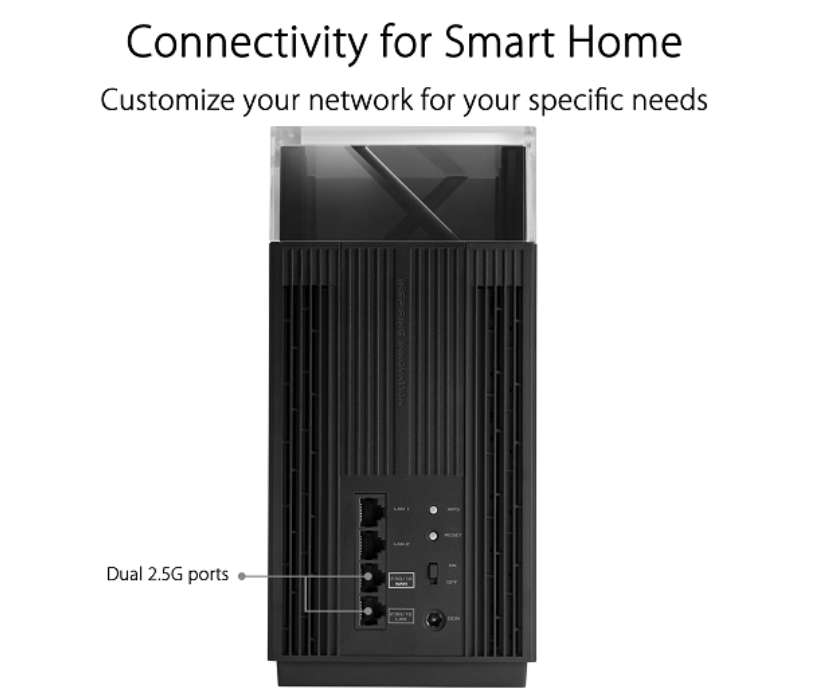 ASUS ZenWiFi Pro XT12 Wider Range with Superior Speed Wifi 6 system (2Pack)