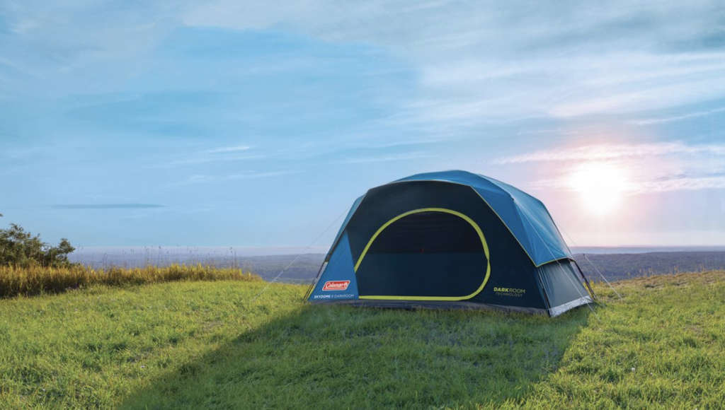 Coleman Skydome Darkroom 8 Person Family Camping Dome Tent