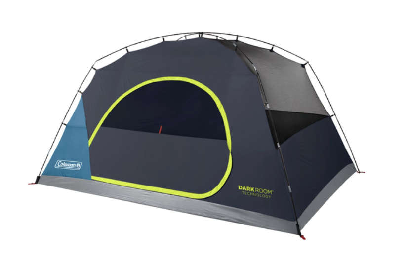 Coleman Skydome Darkroom 8 Person Family Camping Dome Tent