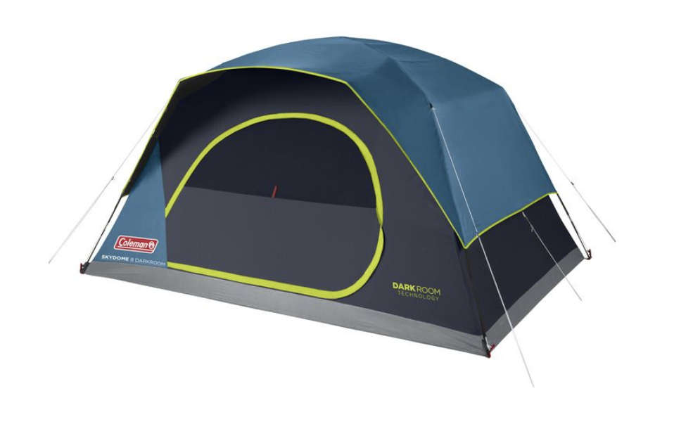 Coleman Skydome Darkroom 8 Person Family Camping Dome Tent
