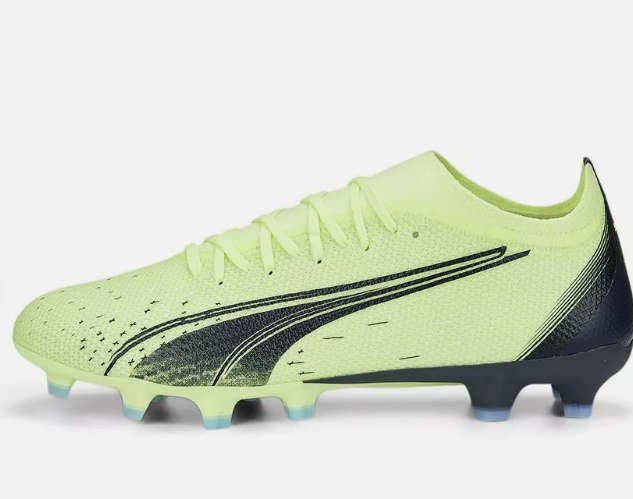 Puma Ultra Match FG/AG Soccer Cleats - Fizzy Light/Parisian Night/Blue Glimmer