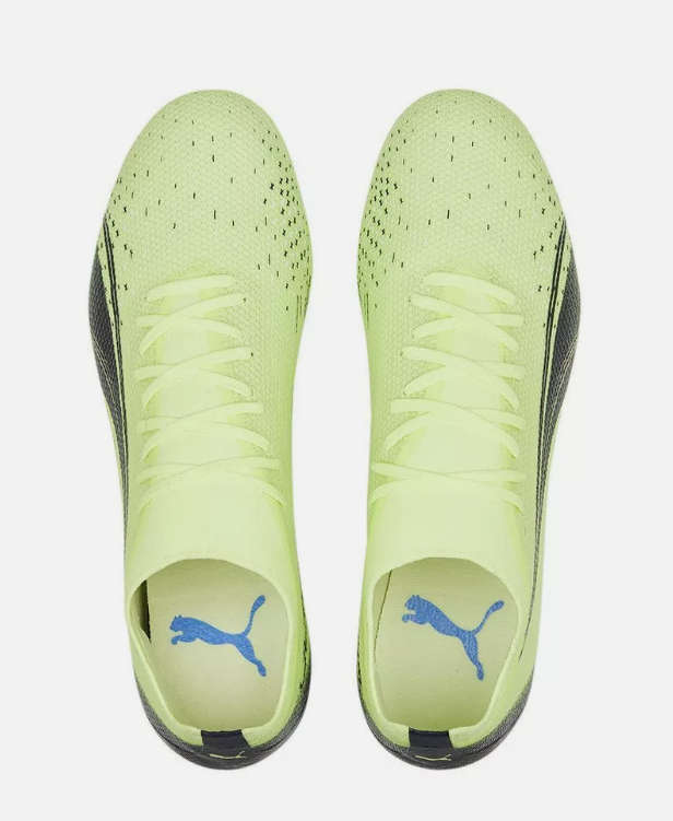 Puma Ultra Match FG/AG Soccer Cleats - Fizzy Light/Parisian Night/Blue Glimmer
