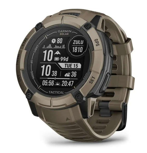 Garmin Watch Instinct 2X Solar - Tactical Edition, Coyote Tan