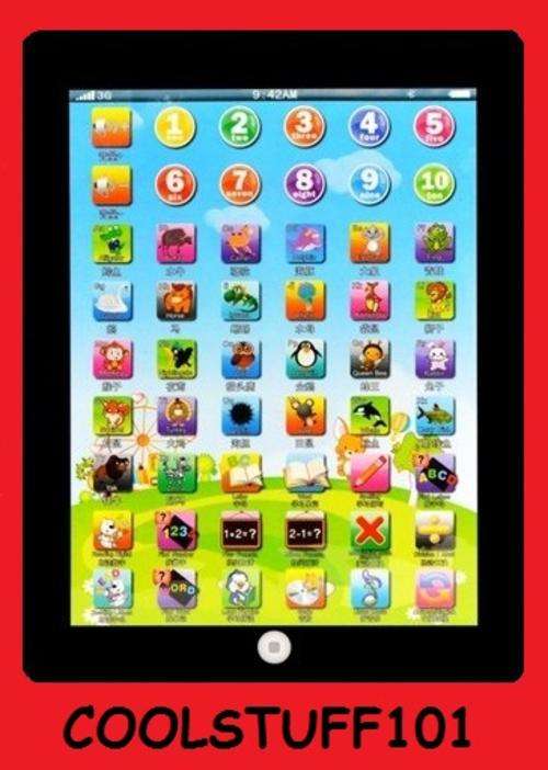 Children's Educational Touch Pad tablet!!! Get your children learning today!!!CRAZY10@R1 Auction!!!