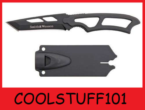 Smith and Wesson SW990 Fixed Blade Neck Knife with Sheath