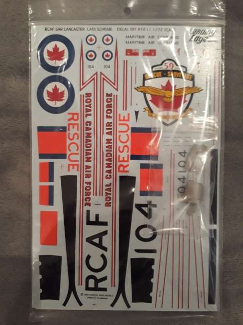 1/72 Hasegawa Lancaster B Mk.I/Mk.III SPECIAL LIMITED EDITION + extra detail set and decals