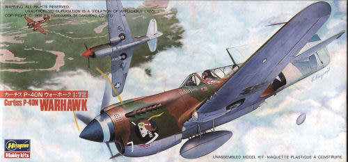 Hasegawa 1/72 P-40n Warhawk