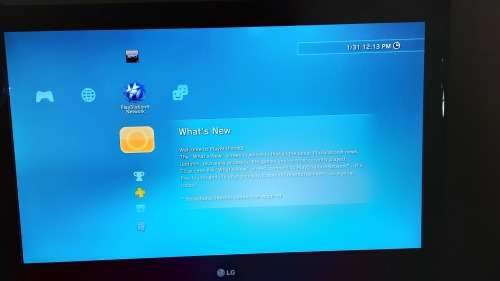 Playstation 3 console + game controllers + 6 games + HDMI cable