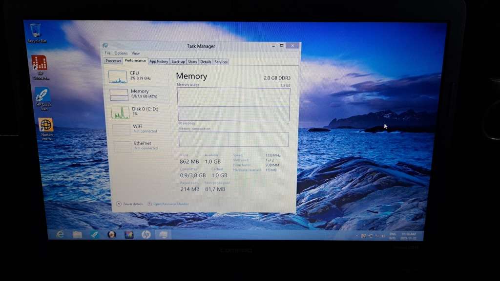 Compaq CQ58 notebook (please read)