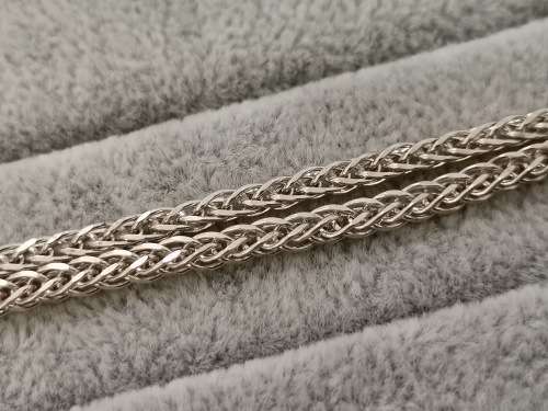 Unique Silver Spiga Chain