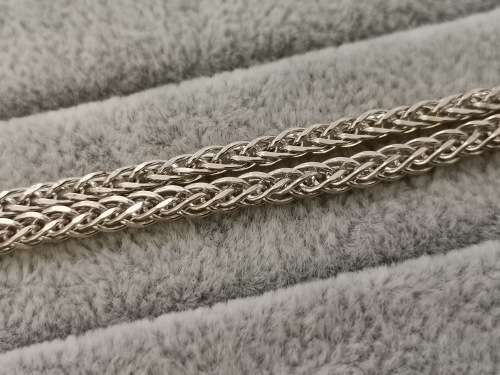 Unique Silver Spiga Chain