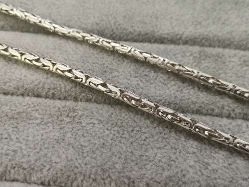 DISCOUNT!! Silver Byzantine Chain