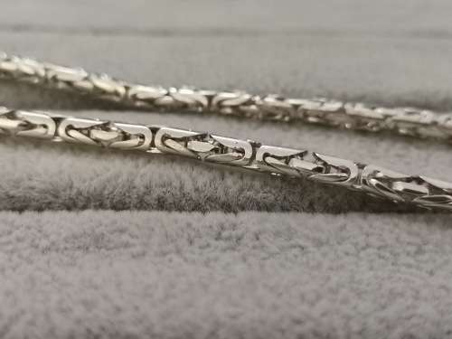 DISCOUNT!! Silver Byzantine Chain