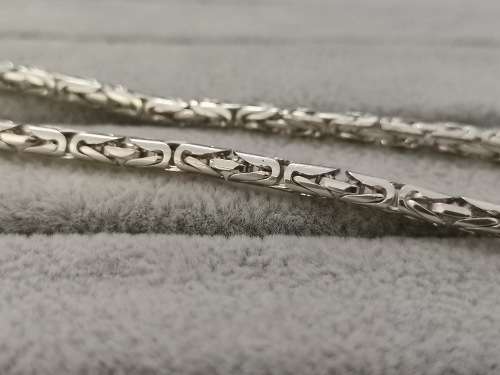 DISCOUNT!! Silver Byzantine Chain