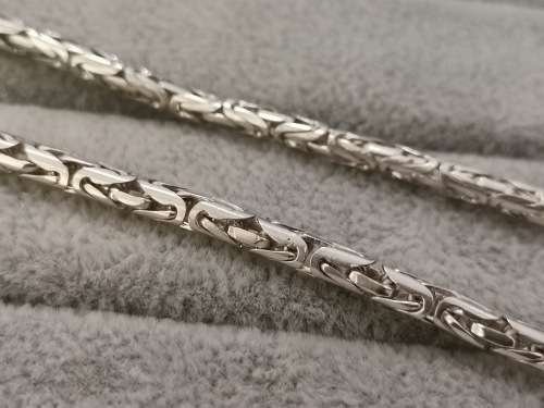 DISCOUNT!! Silver Byzantine Chain
