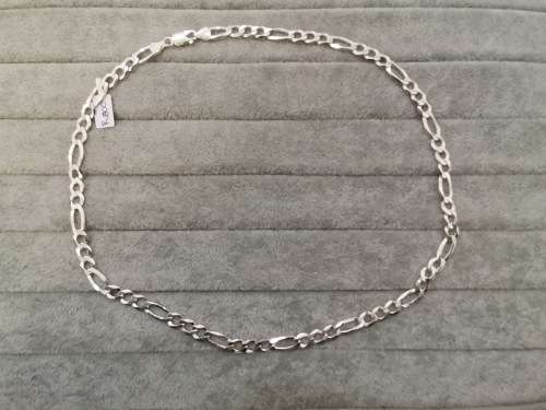 Silver 7mm Figaro Chain