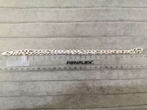 Silver 7mm Figaro Chain