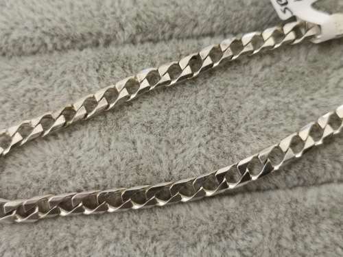 Small Silver Curb Bracelet