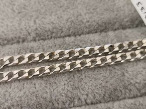 Small Silver Curb Bracelet