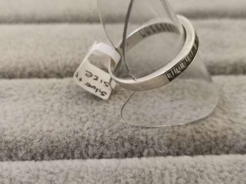 Silver Half-Eternity Baguette Ring