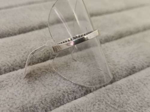 Silver Half-Eternity Baguette Ring