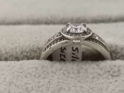 Dazzling Silver Ring