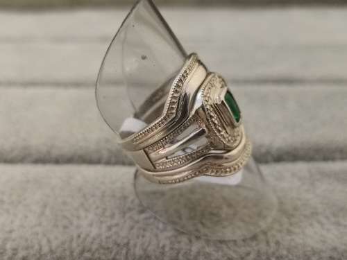 Silver 3-Piece Ring Set