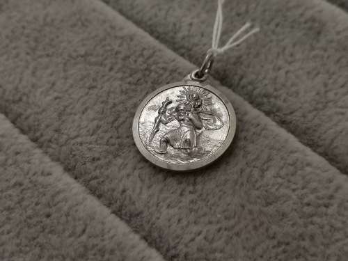 Silver  ET+ St. Christopher Pendant