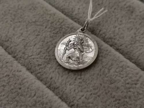 Silver  ET+ St. Christopher Pendant